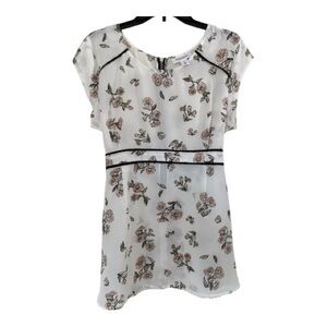 Motherhood Maternity Floral Empire Waist Blouse Top Large Workwear Office